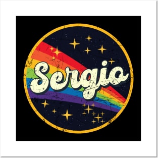 Sergio // Rainbow In Space Vintage Grunge-Style Posters and Art